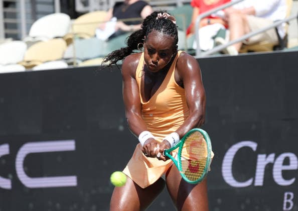 April 1, 2026, Charleston, South Carolina, USA: ALYCIA PARKS of USA during the match against I. Jovic of USA in second round of tennis tournament WTA, Tennis Damen 500 Charleston Open. Alycia Parks lost 3:6, 2:6. Charleston Open 2026 - Alycia Parks 3:6, 2:6  - ZUMAc278 20260401_zsp_c278_013 Copyright: xMarcinxCholewinskix