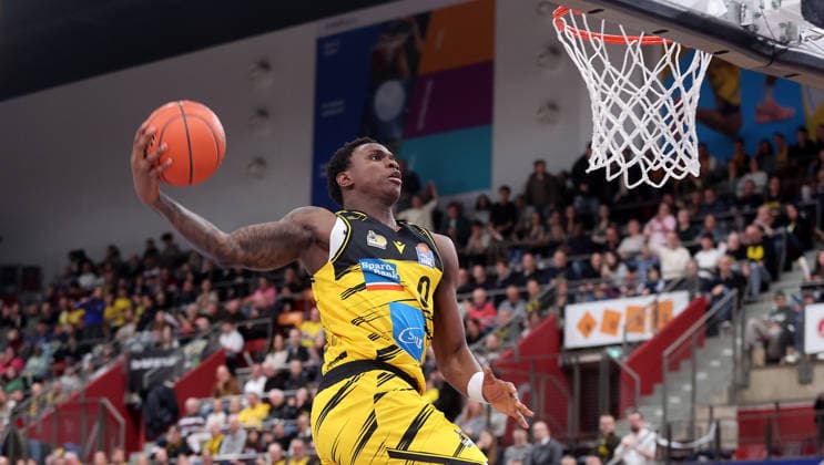 Ludwigsburg , easyCredit Basketball Bundesliga MHP Riesen Ludwigsburg vs Niners Chemnitz , Babacar Sane Riesen