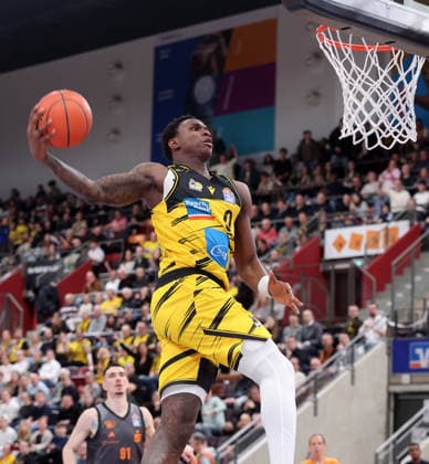 Ludwigsburg , easyCredit Basketball Bundesliga MHP Riesen Ludwigsburg vs Niners Chemnitz , Babacar Sane Riesen