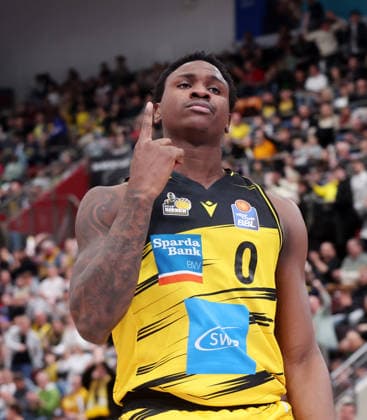 Ludwigsburg , easyCredit Basketball Bundesliga MHP Riesen Ludwigsburg vs Niners Chemnitz , Babacar Sane Riesen