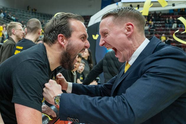 Marvin, Barock Pirates MHP RIESEN Ludwigsburg, Fanclub , Mikko Riipinen MHP RIESEN Ludwigsburg, Head Coach , GER, MHP RIESEN Ludwigsburg vs Niners Chemnitz, Basketball Bundesliga, easycredit BBL, Matchday 27, Season 2025 2026, 01 04 2026, GER, MHP RIESEN Ludwigsburg vs Niners Chemnitz, Basketball Bundesliga, easycredit BBL, Matchday 27, Season 2025 2026, 01 04 2026 Ludwigsburg Copyright: xEibner-Pressefoto SaschaxWaltherx EP_EER