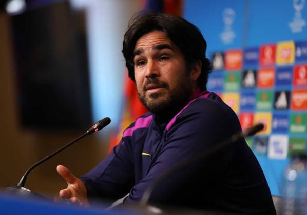 April 1, 2026, Sabadell, Barcelona, Spain: Barcelona Spain 01.04.2026 Pere Romeu coach FC Barcelona, Barca looks during the prior training UEFA Womens Champions League between FC Barcelona and Real Madrid at Camp Nou on 01 April 2026 in Barcelona. Sabadell Spain - ZUMAu50_ 20260401_zsp_u50_051 Copyright: xXavixUrgelesx