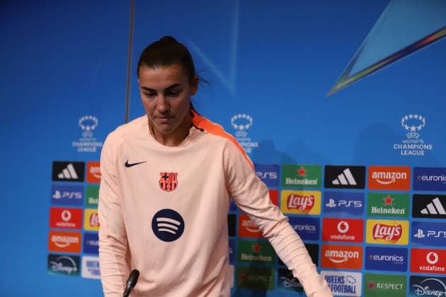 April 1, 2026, Sabadell, Barcelona, Spain: Barcelona Spain 01.04.2026 Patri Guijarro FC Barcelona, Barca looks during the prior training UEFA Womens Champions League between FC Barcelona and Real Madrid at Camp Nou on 01 April 2026 in Barcelona. Sabadell Spain - ZUMAu50_ 20260401_zsp_u50_060 Copyright: xXavixUrgelesx