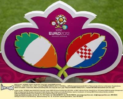 Football, EURO 2012, Croatia - Ireland, fringe pictures