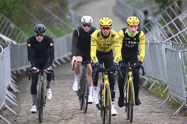 02-04-2026 Allenamento Tour Des Flandres 2026; 2026, Visma - Lease A Bike; Laporte, Christophe; Old Kwaremont; 