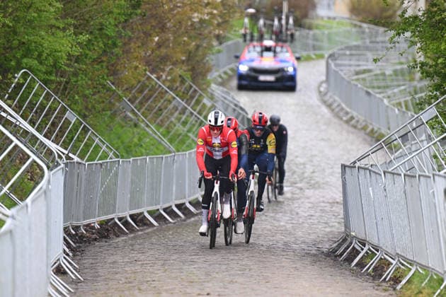 02-04-2026 Allenamento Tour Des Flandres 2026; 2026, Lidl - Trek; Kragh Andersen, Soren; Old Kwaremont; 