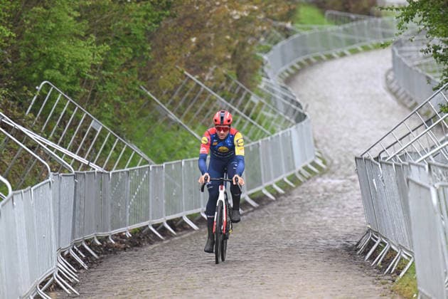 02-04-2026 Allenamento Tour Des Flandres 2026; 2026, Lidl - Trek; Theuns, Edward; Old Kwaremont; 