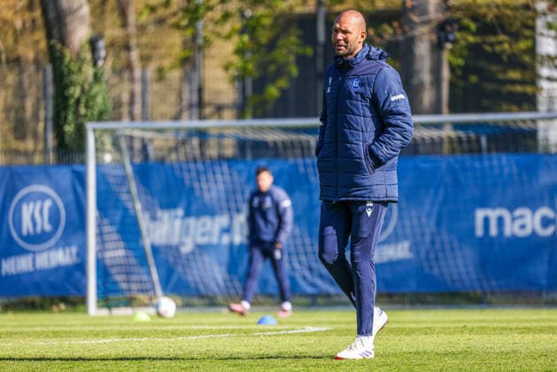 Training on 02 04 26, Men, Soccer, Season 2025 2026, 2 Liga, Karlsruher SC Daniel Gordon KSC Co Trainer in Training Karlsruhe Wildparkstadion Baden Württemberg Germany