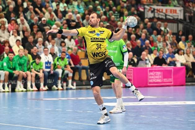 Kai Haefner TVB Stuttgart, 34 on seven-meter penalty GER, HSG Wetzlar vs TVB Stuttgart, Handball, 1 Bundesliga, Matchday 27, Season 2025 2026, 02 04 2026 GER, HSG Wetzlar vs TVB Stuttgart, Handball, 1 Bundesliga, Matchday 27, Season 2025 2026, 02 04 2026 Wetzlar Copyright: xEibner-Pressefoto RenexWeissx EP_RWS