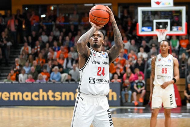 Cobe Williams BMA365 Baskets Bamberg, 24 on free throw RASTA Vechta vs BMA365 Baskets Bamberg, easyCredit Basketball Bundesliga, Matchday 27, Season 2025 2026, 02 04 2026, RASTA Vechta vs BMA365 Baskets Bamberg, easyCredit Basketball Bundesliga, Matchday 27, Season 2025 2026, 02 04 2026 Vechta Copyright: xEibner-Pressefoto RobertxGertzenx EP_RGN