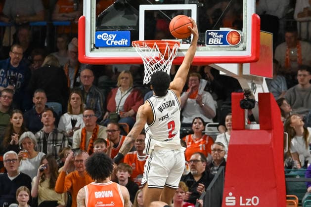 Ibi Watson BMA365 Baskets Bamberg, 02 at the dunk RASTA Vechta vs BMA365 Baskets Bamberg, easyCredit Basketball Bundesliga, Matchday 27, Season 2025 2026, 02 04 2026, RASTA Vechta vs BMA365 Baskets Bamberg, easyCredit Basketball Bundesliga, Matchday 27, Season 2025 2026, 02 04 2026 Vechta Copyright: xEibner-Pressefoto RobertxGertzenx EP_RGN