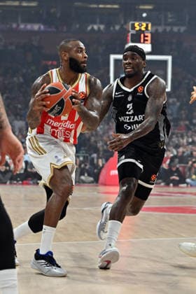 CRVENA ZVEZDA vs PARTIZAN CODI MILLER MCINTYRE, basketball player of Crvena Zvezda during the Euroleague match against Partizan, at Belgrade Arena. Belgrade, 02.04.2026. photo: Nebojsa Parausic MN Press BASKETBALL, EUROLEAGUE, CRVENA ZVEZDA, PARTIZAN Belgrade Belgrade Arena Serbia Copyright: xNebojsaxParausicx xMNxPressx