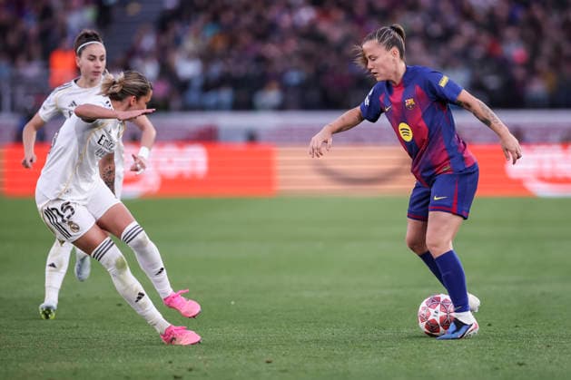 April 2, 2026, Barcelona, Barcelona, SPAIN: Claudia Pina Medina of FC Barcelona, Barca in action during the UEFA WomenÃ¢â‚¬â ¢s Champions League 2025 26 Quarter-finals second Leg, football match played between FC Barcelona and Real Madrid CF at Spotify Camp Nou stadium on April 02, 2026 in Barcelona, Spain. Barcelona SPAIN - ZUMAa181 20260402_zaa_a181_073 Copyright: xJavierxBorregox