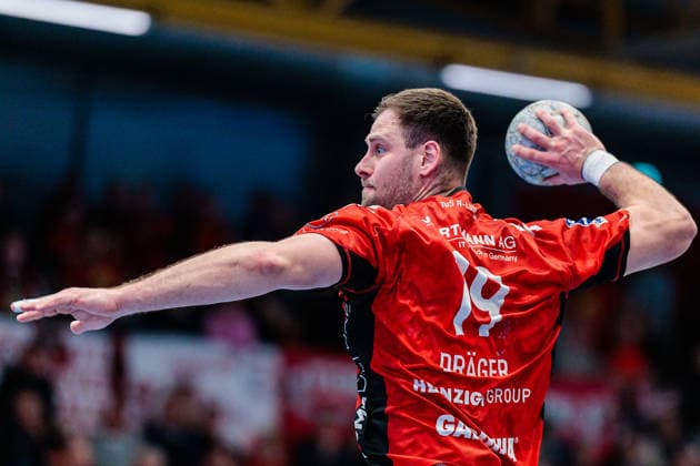 Yannick Draeger TuS N Luebbecke, 19 GER, TuS N Luebbecke vs HSC 2000 Coburg, Handball, 2 Bundesliga, Matchday 26, Season 2025 2026, 02 04 2026 GER, TuS N Luebbecke vs HSC 2000 Coburg, Handball, 2 Bundesliga, Matchday 26, Season 2025 2026, 02 04 2026 Luebbecke Copyright: xEibner-Pressefoto JanxRollingerx EP_JSK