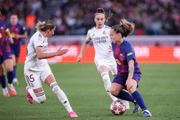 April 2, 2026, Barcelona, Barcelona, SPAIN: Claudia Pina Medina of FC Barcelona, Barca in action during the UEFA WomenÃ¢â‚¬â ¢s Champions League 2025 26 Quarter-finals second Leg, football match played between FC Barcelona and Real Madrid CF at Spotify Camp Nou stadium on April 02, 2026 in Barcelona, Spain. FC Barcelona V Real Madrid CF - UEFA WomenÃ¢â‚¬â ¢S Champions League 2025 26 Quarter-Finals Second Leg  - ZUMAa181 20260402_zaa_a181_078 Copyright: xJavierxBorregox