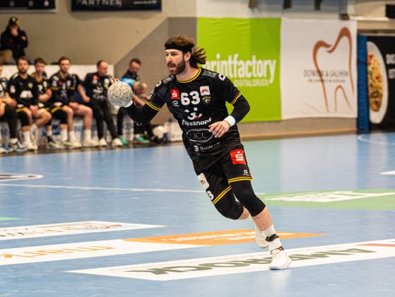 Julius Rose HSG Krefeld Niederrhein, 63 dribbling VfL Eintracht Hagen vs HSG Krefeld Niederrhein, Handball, 2 Bundesliga, Matchday 26, Season 2025 2026, 02 04 2026 VfL Eintracht Hagen vs HSG Krefeld Niederrhein, Handball, 2 Bundesliga, Matchday 26, Season 2025 2026, 02 04 2026 Hagen Copyright: xEibner-Pressefoto Kruczynskix EP_DKI