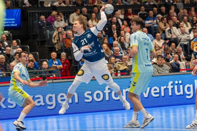 Bergischer HC vs VfL Gummersbach, Handball, DAIKIN HBL, Matchday 27, Season 2025 2026, 02 04 2026 Bergischer HC vs VfL Gummersbach, Handball, DAIKIN HBL, Matchday 27, Season 2025 2026, 02 04 2026 Duesseldorf Copyright: xEibner-Pressefoto ThomasxHaeslerx EP_THR