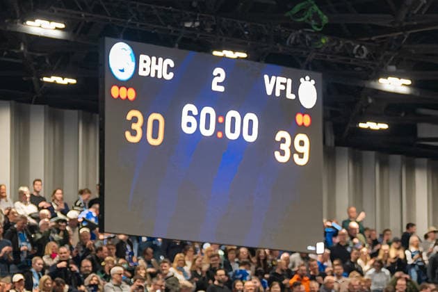 VfL Gummersbach wins 39 30 against BHC Bergischer HC vs VfL Gummersbach, Handball, DAIKIN HBL, Matchday 27, Season 2025 2026, 02 04 2026 Bergischer HC vs VfL Gummersbach, Handball, DAIKIN HBL, Matchday 27, Season 2025 2026, 02 04 2026 Duesseldorf Copyright: xEibner-Pressefoto ThomasxHaeslerx EP_THR
