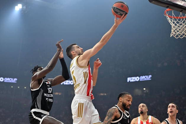 CRVENA ZVEZDA vs PARTIZAN OGNJEN DOBRIC, basketball player of Crvena Zvezda during the Euroleague match against Partizan, at Belgrade Arena. Belgrade, 02.04.2026. photo: Nebojsa Parausic MN Press BASKETBALL, EUROLEAGUE, CRVENA ZVEZDA, PARTIZAN Belgrade Belgrade Arena Serbia Copyright: xNebojsaxParausicx xMNxPressx