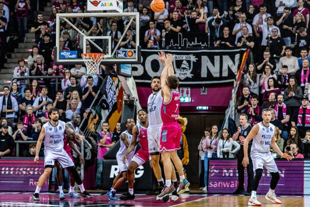 Grayson Murphy Telekom Baskets Bonn, 07 Telekom Baskets Bonn vs MLP Academics Heidelberg, Basketball, easy Credit BBL, Matchday 27, 2025 2026, 02 04 2026 Telekom Baskets Bonn vs MLP Academics Heidelberg, Basketball, easy Credit BBL, Matchday 27, 2025 2026, 02 04 2026 Bonn Copyright: xEibner-Pressefoto GerhardxWingenderx EP_GWR