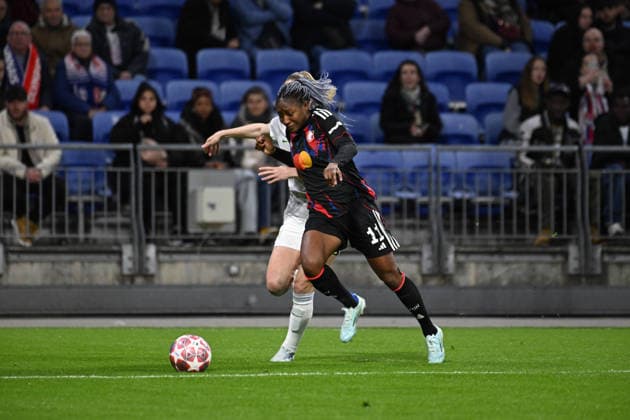 Football : OL Lyonnes vs Wolfsburg- UEFA Women s Champions League - 02 04 2026 KADIDIATOU Diani of OL Lyonnes during the second leg of the UEFA Women s Champions League 2025 26 quarter-final between VfL Wolfsburg and OL Lyonnes at Groupama Stadium Decines Charpieu Lyon on April 02 2026 , France LYONFrance  Copyright: xMouradxAllilix