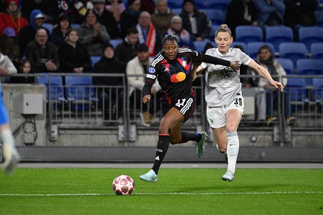 Football : OL Lyonnes vs Wolfsburg- UEFA Women s Champions League - 02 04 2026 KADIDIATOU Diani of OL Lyonnes during the second leg of the UEFA Women s Champions League 2025 26 quarter-final between VfL Wolfsburg and OL Lyonnes at Groupama Stadium Decines Charpieu Lyon on April 02 2026 , France LYONFrance  Copyright: xMouradxAllilix