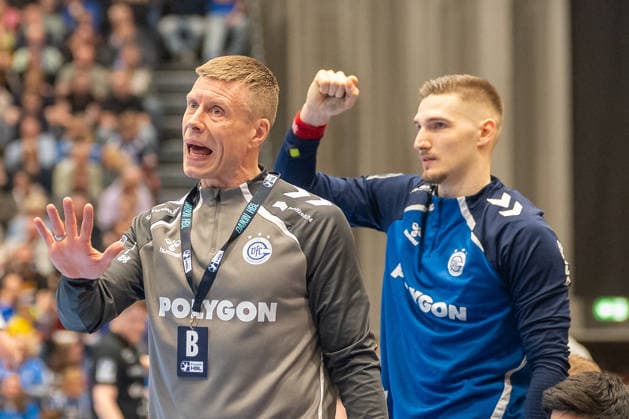 Gudjon Valur Sigurdsson VfL Gummersbach, Coach is not satisfied with the decision Bergischer HC vs VfL Gummersbach, Handball, DAIKIN HBL, Matchday 27, Season 2025 2026, 02 04 2026 Bergischer HC vs VfL Gummersbach, Handball, DAIKIN HBL, Matchday 27, Season 2025 2026, 02 04 2026 Duesseldorf Copyright: xEibner-Pressefoto ThomasxHaeslerx EP_THR