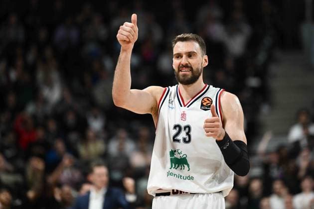 Marko Guduric Paris Basketball - EA7 Emporio Armani Olimpia Milano EuroLeague 2025-26 Parigi, 02 04 2026 Foto M.Ceretti Ciamillo-Castoria Parigi  Copyright: xMassimoxCerettix
