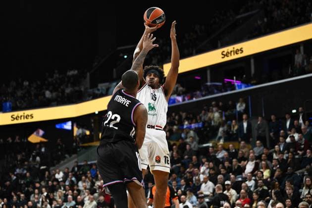 Zach Leday Paris Basketball - EA7 Emporio Armani Olimpia Milano EuroLeague 2025-26 Parigi, 02 04 2026 Foto M.Ceretti Ciamillo-Castoria Parigi  Copyright: xMassimoxCerettix