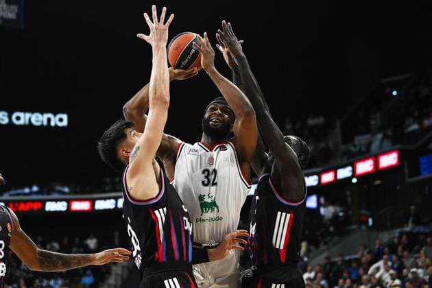 Josh Nebo Paris Basketball - EA7 Emporio Armani Olimpia Milano EuroLeague 2025-26 Parigi, 02 04 2026 Foto M.Ceretti Ciamillo-Castoria Parigi  Copyright: xMassimoxCerettix