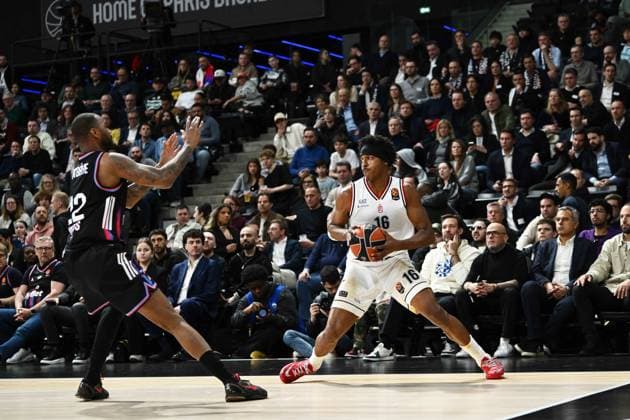 Zach Leday Paris Basketball - EA7 Emporio Armani Olimpia Milano EuroLeague 2025-26 Parigi, 02 04 2026 Foto M.Ceretti Ciamillo-Castoria Parigi  Copyright: xMassimoxCerettix