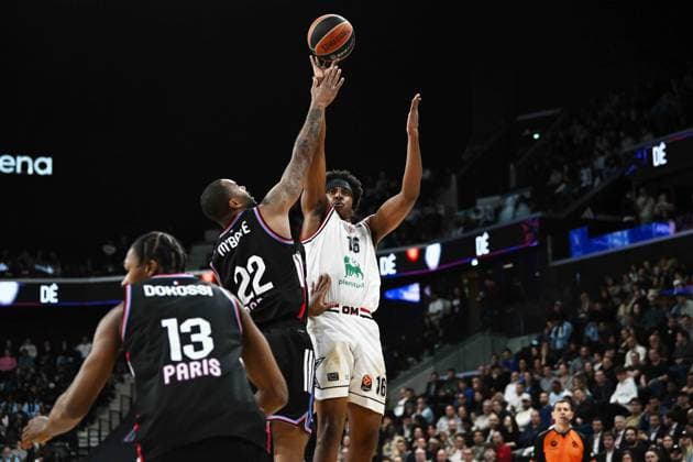 Zach Leday Paris Basketball - EA7 Emporio Armani Olimpia Milano EuroLeague 2025-26 Parigi, 02 04 2026 Foto M.Ceretti Ciamillo-Castoria Parigi  Copyright: xMassimoxCerettix