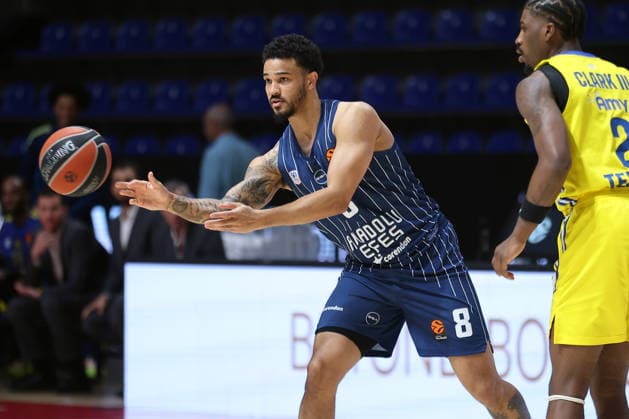 MACCABI vs EFES NICK WEILER BABB, basketball player of EFES during the Euroleague match against Maccabi, at Aleksandar Nikolic Hall. Belgrade, 02.04.2026. photo: Ivica Veselinov MN Press BASKETBALL, EUROLEAGUE, MACCABI, EFES Belgrade Arena Aleksandar Nikolic Serbia Copyright: xMNxPressx