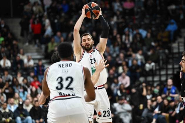 Marko Guduric Paris Basketball - EA7 Emporio Armani Olimpia Milano EuroLeague 2025-26 Parigi, 02 04 2026 Foto M.Ceretti Ciamillo-Castoria Parigi  Copyright: xMassimoxCerettix