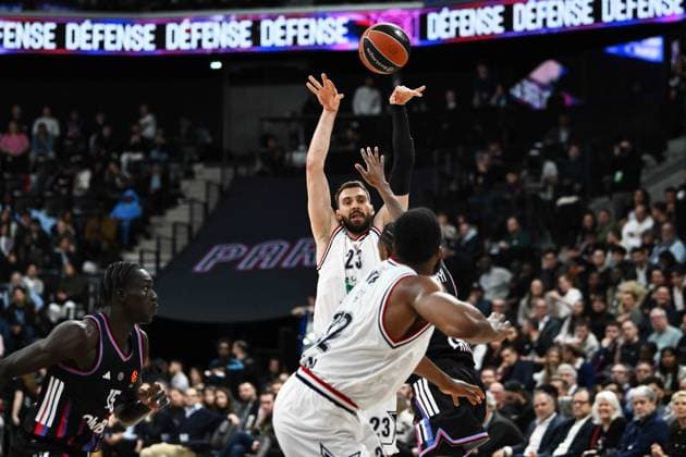 Marko Guduric Paris Basketball - EA7 Emporio Armani Olimpia Milano EuroLeague 2025-26 Parigi, 02 04 2026 Foto M.Ceretti Ciamillo-Castoria Parigi  Copyright: xMassimoxCerettix