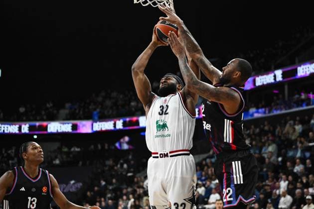 Josh Nebo Paris Basketball - EA7 Emporio Armani Olimpia Milano EuroLeague 2025-26 Parigi, 02 04 2026 Foto M.Ceretti Ciamillo-Castoria Parigi  Copyright: xMassimoxCerettix