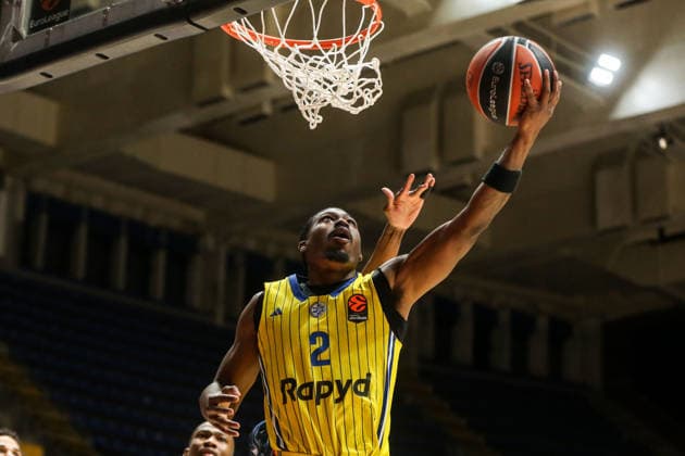 Maccabi Rapyd Tel Aviv v Anadolu Efes - Euroleague BELGRADE, SERBIA - APRIL 02: Players compete during the EuroLeague Regular Season Round 35 match between Maccabi Rapyd Tel Aviv and Anadolu Efes Istanbul at Aleksandar Nikolic Hall on April 02, 2026 in Belgrade, Serbia. Filip Stevanovic Anadolu Belgrade Serbia. Editorial use only. Please get in touch for any other usage.  Copyright: x2026xAnadoluxFilipxStevanovicx