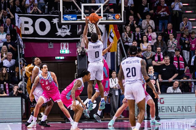easyCredit Basketball Bundesliga Telekom Baskets Bonn MLP Academics Heidelberg 02 04 2026 Damariae DJ Horne MLP ACADEMICS HEIDELBERG 0 points easyCredit Basketball Bundesliga Telekom Baskets Bonn MLP Academics Heidelberg 02 04 2026, Telekom Dome Bonn Copyright: xBEAUTIFULxSPORTS Derixx
