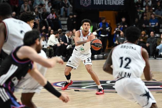 Quinn Ellis Paris Basketball - EA7 Emporio Armani Olimpia Milano EuroLeague 2025-26 Parigi, 02 04 2026 Foto M.Ceretti Ciamillo-Castoria Parigi  Copyright: xMassimoxCerettix
