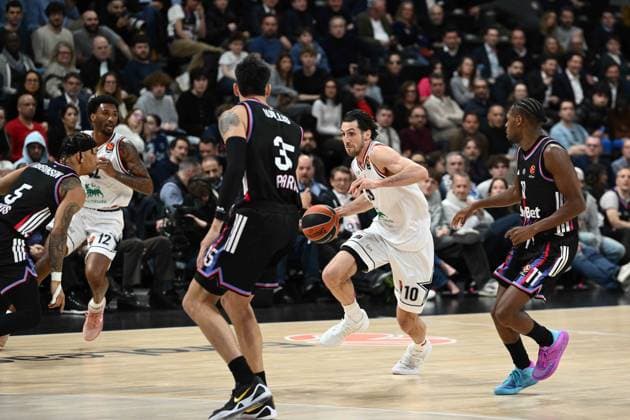 Leandro Bolmaro Paris Basketball - EA7 Emporio Armani Olimpia Milano EuroLeague 2025-26 Parigi, 02 04 2026 Foto M.Ceretti Ciamillo-Castoria Parigi  Copyright: xMassimoxCerettix