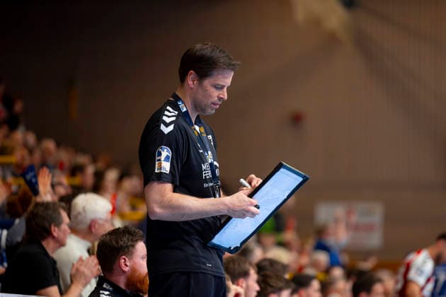 Mark Bult Coach, HSG Nordhorn Lingen VfL Luebeck Schwartau vs HSG Nordhorn Lingen, Handball, 2 Bundesliga, 02 04 26 Luebeck Schleswig Holstein Germany Copyright: xAgentur54GradÂ°x xFelixxKoenigx
