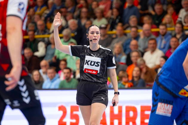 Rosana Sug Referee VfL Luebeck Schwartau vs HSG Nordhorn Lingen, Handball, 2 Bundesliga, 02 04 26 Luebeck Schleswig Holstein Germany Copyright: xAgentur54GradÂ°x xFelixxKoenigx