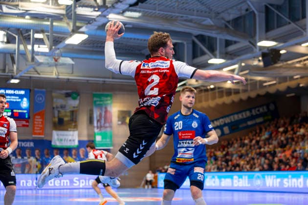 Frieder Bandlow Nr 2, HSG Nordhorn Lingen VfL Luebeck Schwartau vs HSG Nordhorn Lingen, Handball, 2 Bundesliga, 02 04 26 Luebeck Schleswig Holstein Germany Copyright: xAgentur54GradÂ°x xFelixxKoenigx