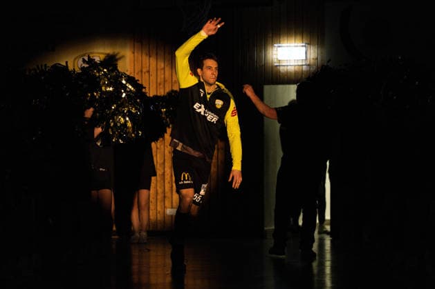 28 03 2026, Handball, Men, 3 League Season North East Season 2025 2026, 25 Matchday, SV 04 Plauen Oberlosa EHV Aue Petar Puljic SV Plauen Oberlosa, 55 Plauen Kurt Helbig Sports Hall Saxony Germany