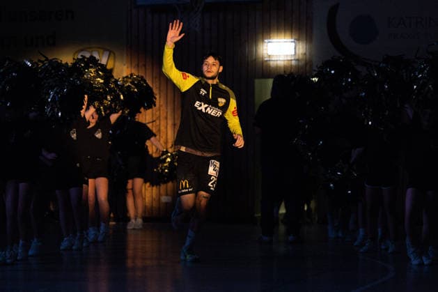 28 03 2026, Handball, Men, 3 League Season North East Season 2025 2026, 25 Matchday, SV 04 Plauen Oberlosa EHV Aue Patrik Chobot SV Plauen Oberlosa, 23 Plauen Kurt Helbig Sports Hall Saxony Germany