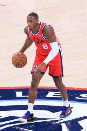 April 2, 2026, Inglewood, California, USA: Kris Dunn 8 of the Los Angeles Clippers during a 2026 NBA, Basketball Herren, USA regular season game against the San Antonio Spurs on Thursday April 2, 2026 at Intuit Dome Arena in Inglewood, California. JAVIER ROJAS PI Clippers Vs. Spurs  - ZUMAp124 20260402_zaa_p124_012 Copyright: xJavierxRojasx