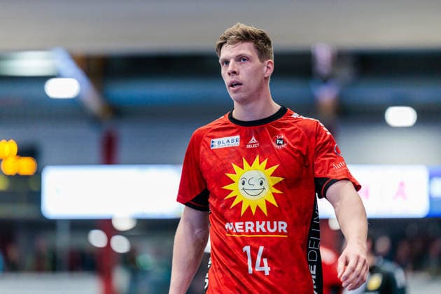 Alexander Schulze TuS N Luebbecke, 14 GER, TuS N Luebbecke vs HSC 2000 Coburg, Handball, 2 Bundesliga, Matchday 26, Season 2025 2026, 02 04 2026 GER, TuS N Luebbecke vs HSC 2000 Coburg, Handball, 2 Bundesliga, Matchday 26, Season 2025 2026, 02 04 2026 Luebbecke Copyright: xEibner-Pressefoto JanxRollingerx EP_JSK