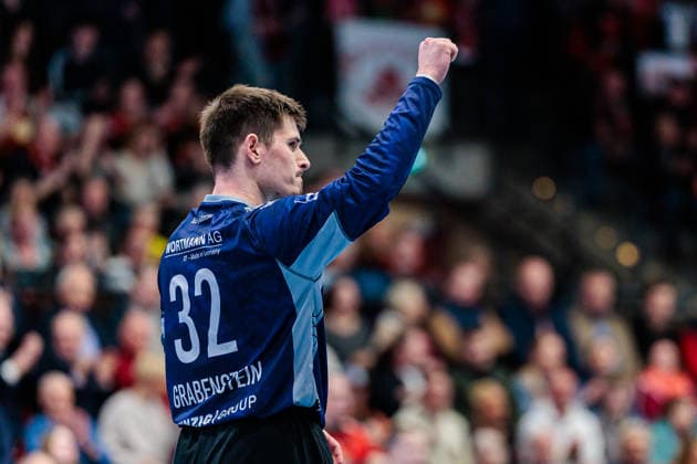 Leon Grabenstein TuS N Luebbecke, 32 GER, TuS N Luebbecke vs HSC 2000 Coburg, Handball, 2 Bundesliga, Matchday 26, Season 2025 2026, 02 04 2026 GER, TuS N Luebbecke vs HSC 2000 Coburg, Handball, 2 Bundesliga, Matchday 26, Season 2025 2026, 02 04 2026 Luebbecke Copyright: xEibner-Pressefoto JanxRollingerx EP_JSK