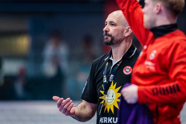 Davor Dominikovic TuS N Luebbecke, Coach GER, TuS N Luebbecke vs HSC 2000 Coburg, Handball, 2 Bundesliga, Matchday 26, Season 2025 2026, 02 04 2026 GER, TuS N Luebbecke vs HSC 2000 Coburg, Handball, 2 Bundesliga, Matchday 26, Season 2025 2026, 02 04 2026 Luebbecke Copyright: xEibner-Pressefoto JanxRollingerx EP_JSK