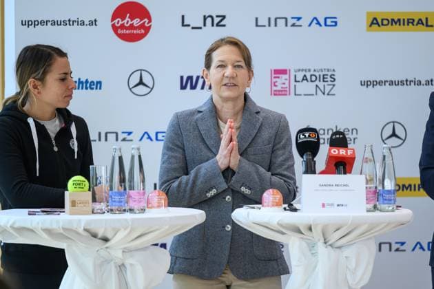 Tennis, WTA tournament in Linz, Press conference